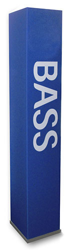akustik-saeule logo bedruckt